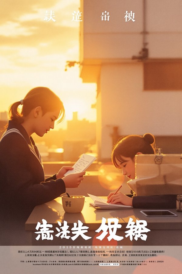 《夏末的信》校园电影海报